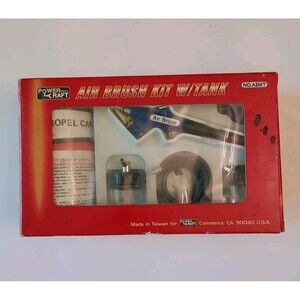 PowerCraft Pro Air Brush Kit with Tank New